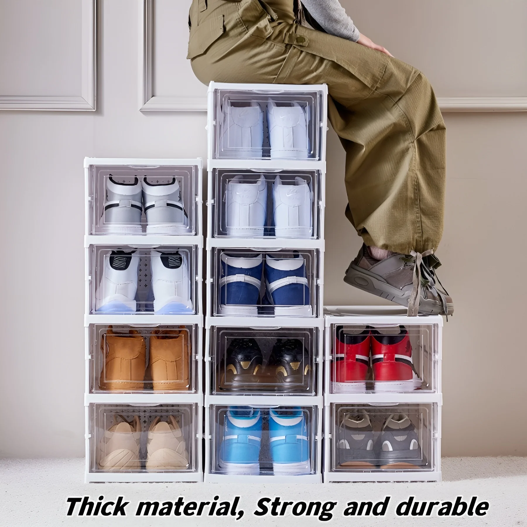 Boîte à chaussures pliable tra - Sneaker Care Shoe Box avis et prix
